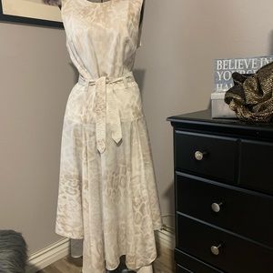 Calvin Klein, designer, sleeveless, multi length dress